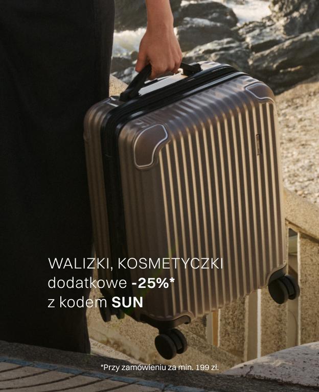 Walizki i kosmetyczki podróżne -25%