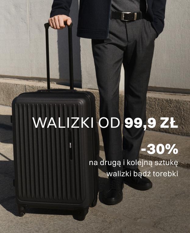Walizki kabinowe już od 99,9 zł