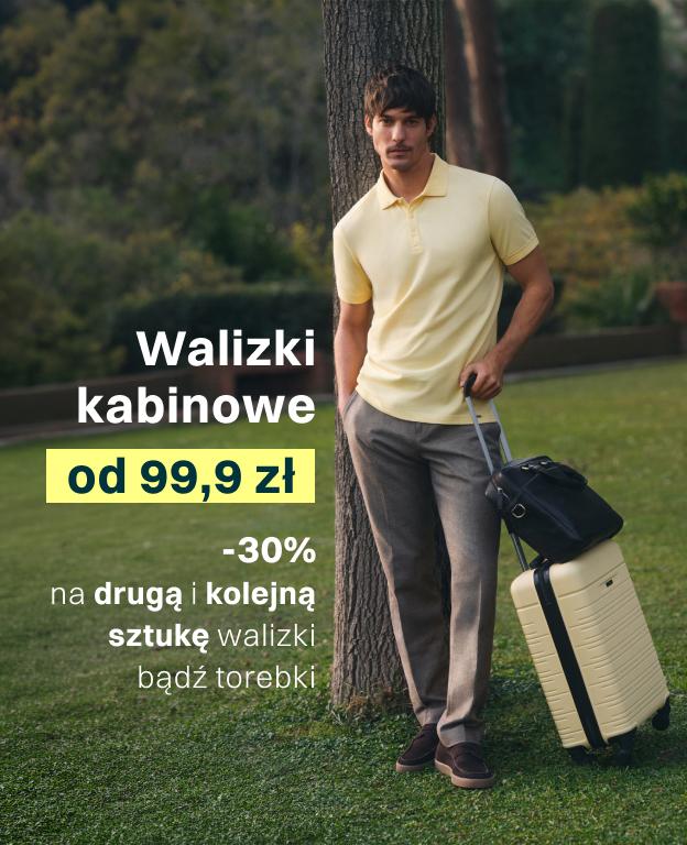 Walizki kabinowe już od 99,9 zł