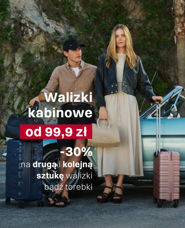 Walizki kabinowe już od 99,9 zł