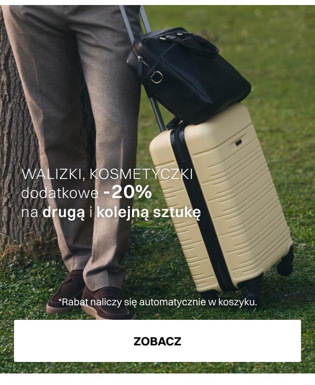 Walizki, kosmetyczki DODATKOWE -20% na DRUGĄ i każdą kolejną