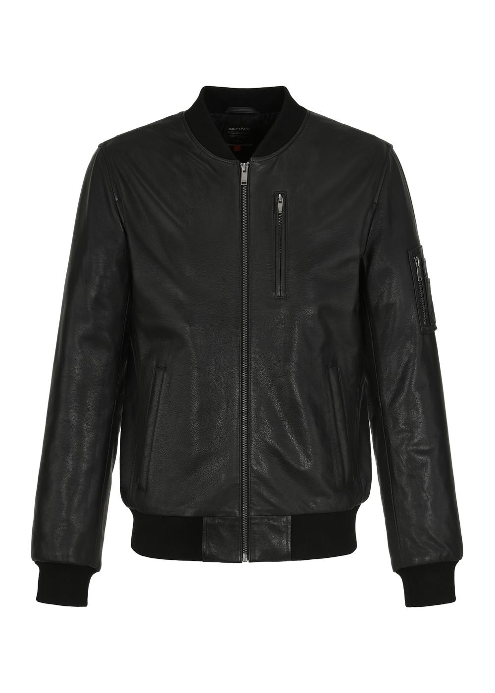 Kino leather bomber jacket best sale