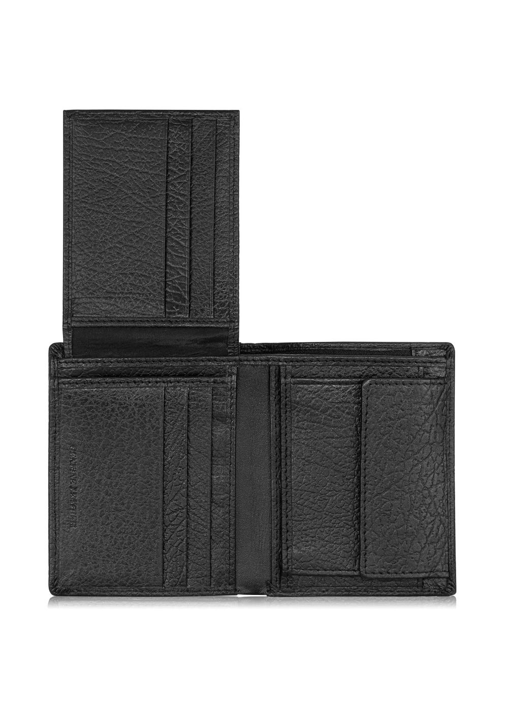 Skórzany groszkowany portfel męski PORMS-0535-99(W24)