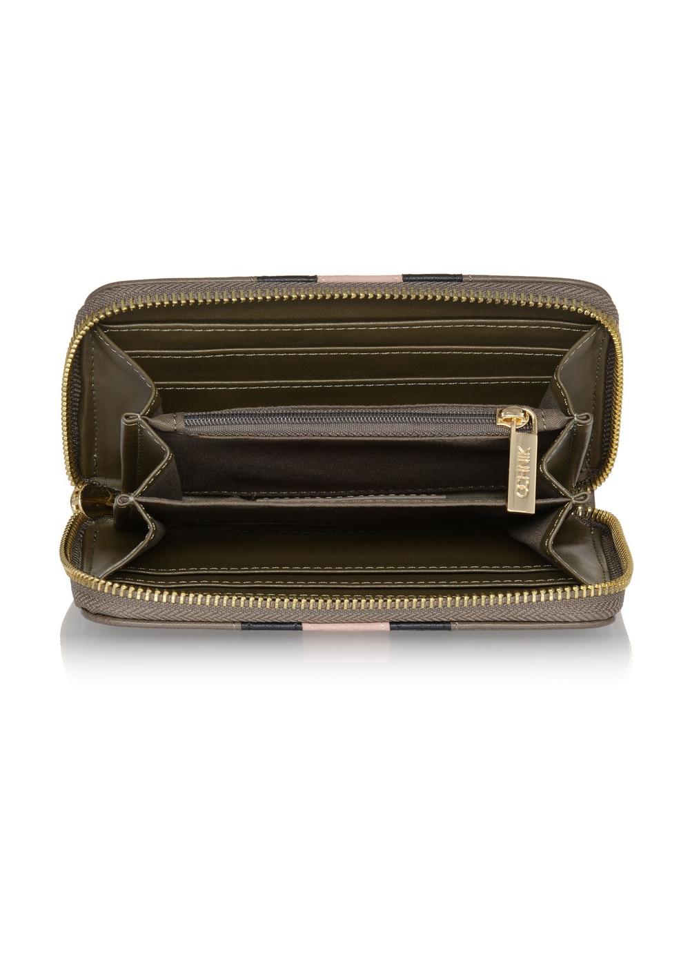 Ciemnozielony portfel damski POREC-0359-54(Z23)