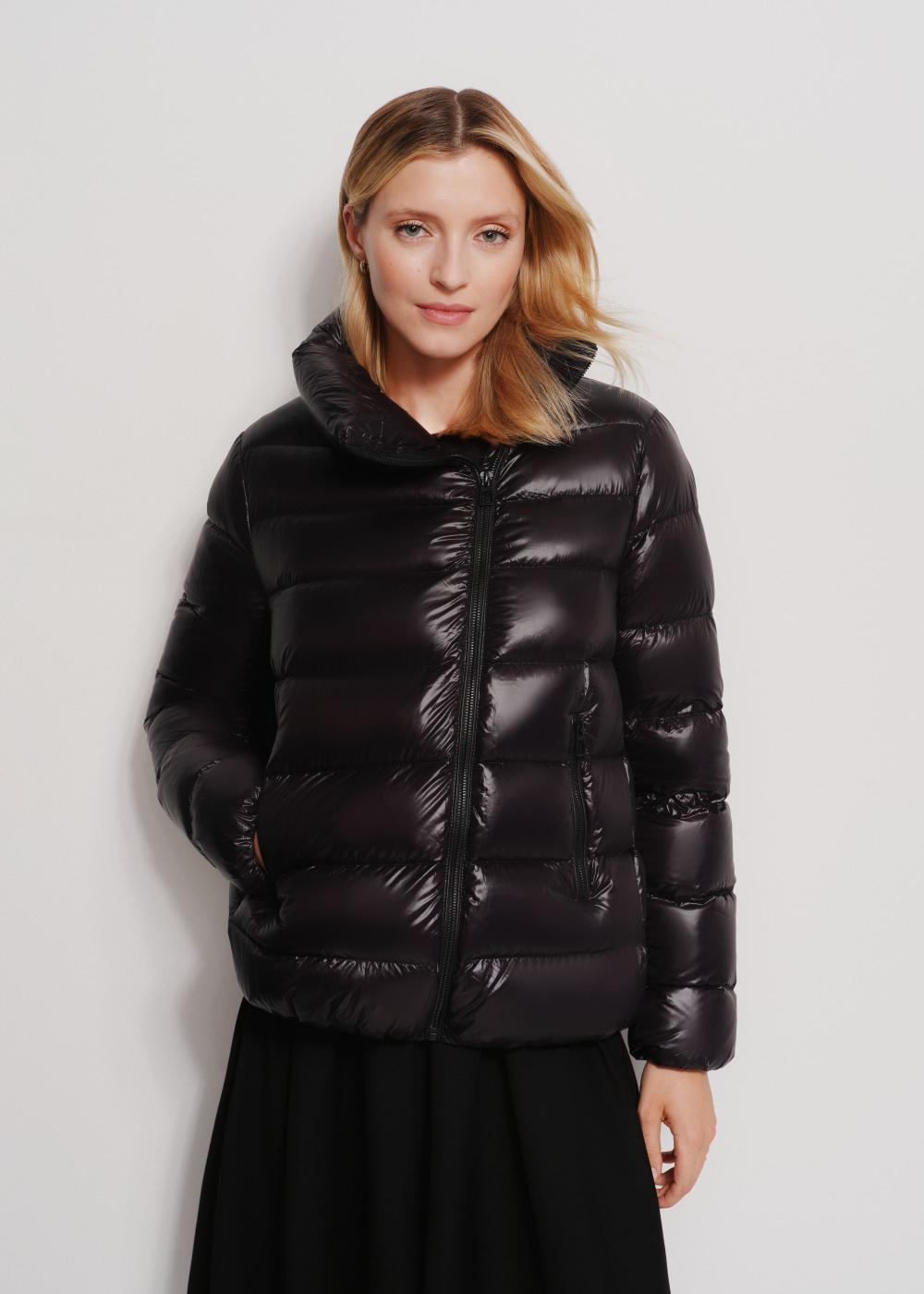 Black women s quilted winter jacket KURDT 0305 99 Z24 Online shop OCHNIK