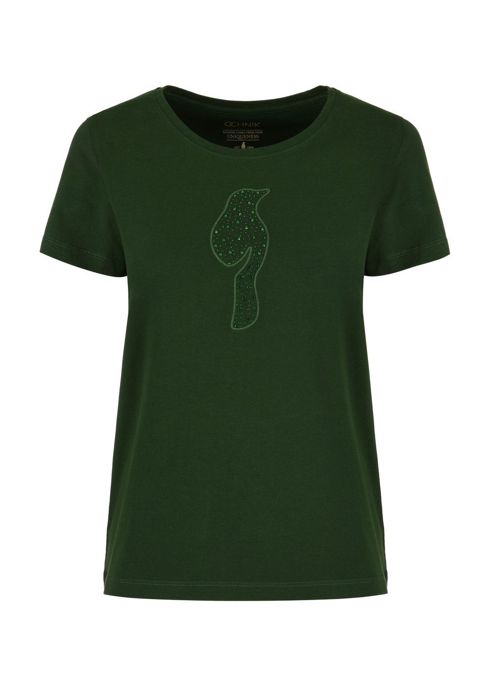 Tシャツ・カットソー DONDUP Woman T-Shirt Green S746JF0271DFZ4 633 T-shirt damski, oversize, zielony, Relevance - smyk.com
