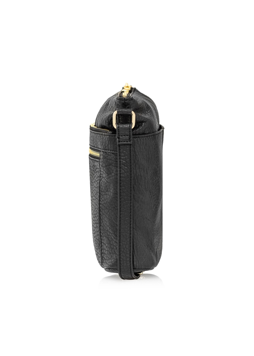 Czarna torebka shopper z imitacji skóry TOREC-0908-99(W24