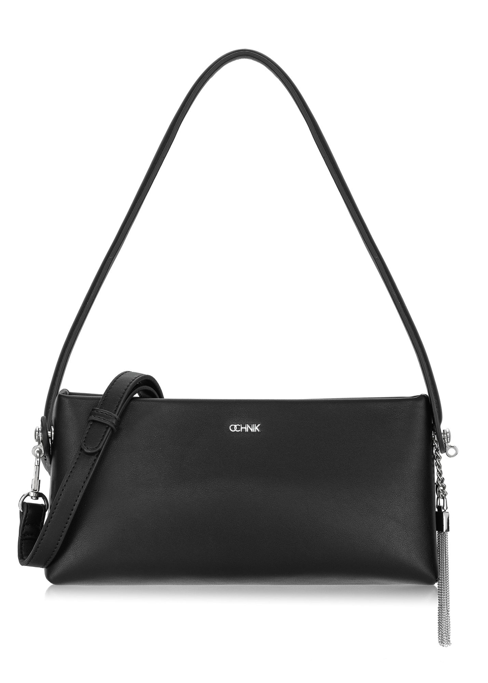 Minimalistyczna czarna torebka damska TOREC-0964-99(Z24