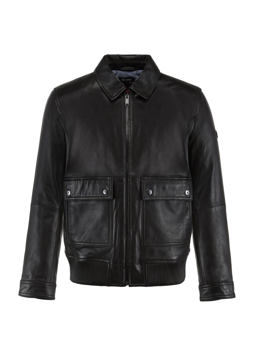 Brązowa skórzana kurtka męska KURMS-0360-5625(W25) | OCHNIK