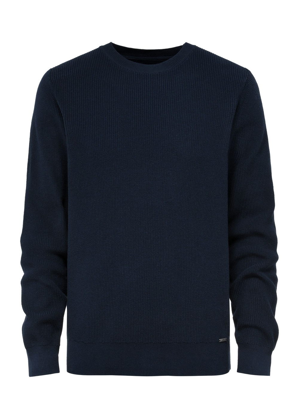 STONE  ネイビー セーター M Granatowy sweter męski SWEMT-0156-69(Z24) | OCHNIK