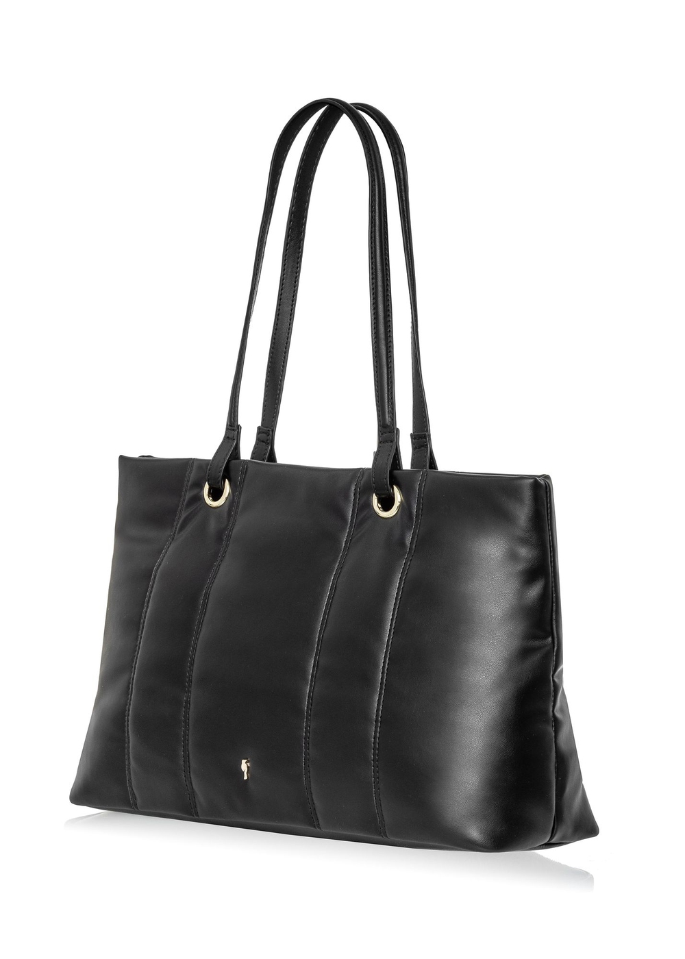 Czarna pikowana torebka damska TOREC-0832-99(Z23) | OCHNIK