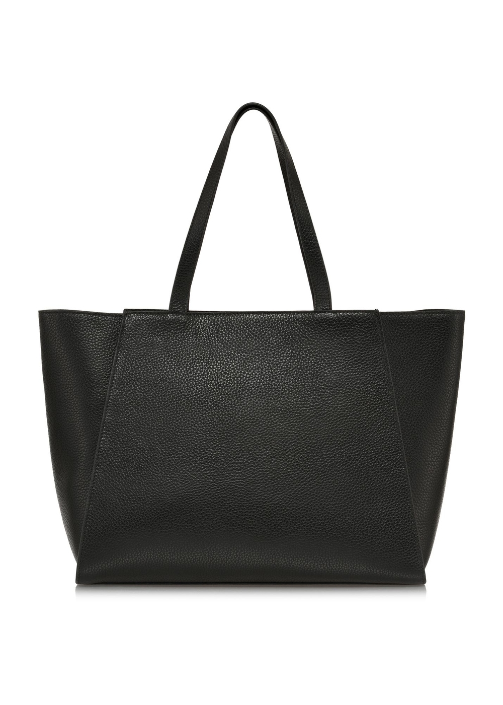 Czarna skórzana shopperka damska TORES-1035-99(Z24) | OCHNIK