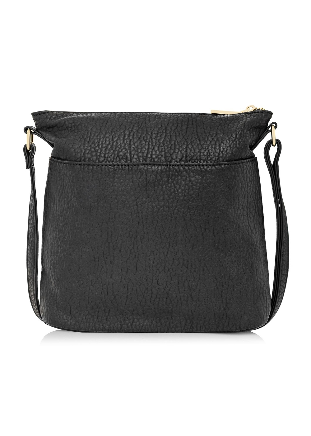 Czarna torebka shopper z imitacji skóry TOREC-0908-99(W24