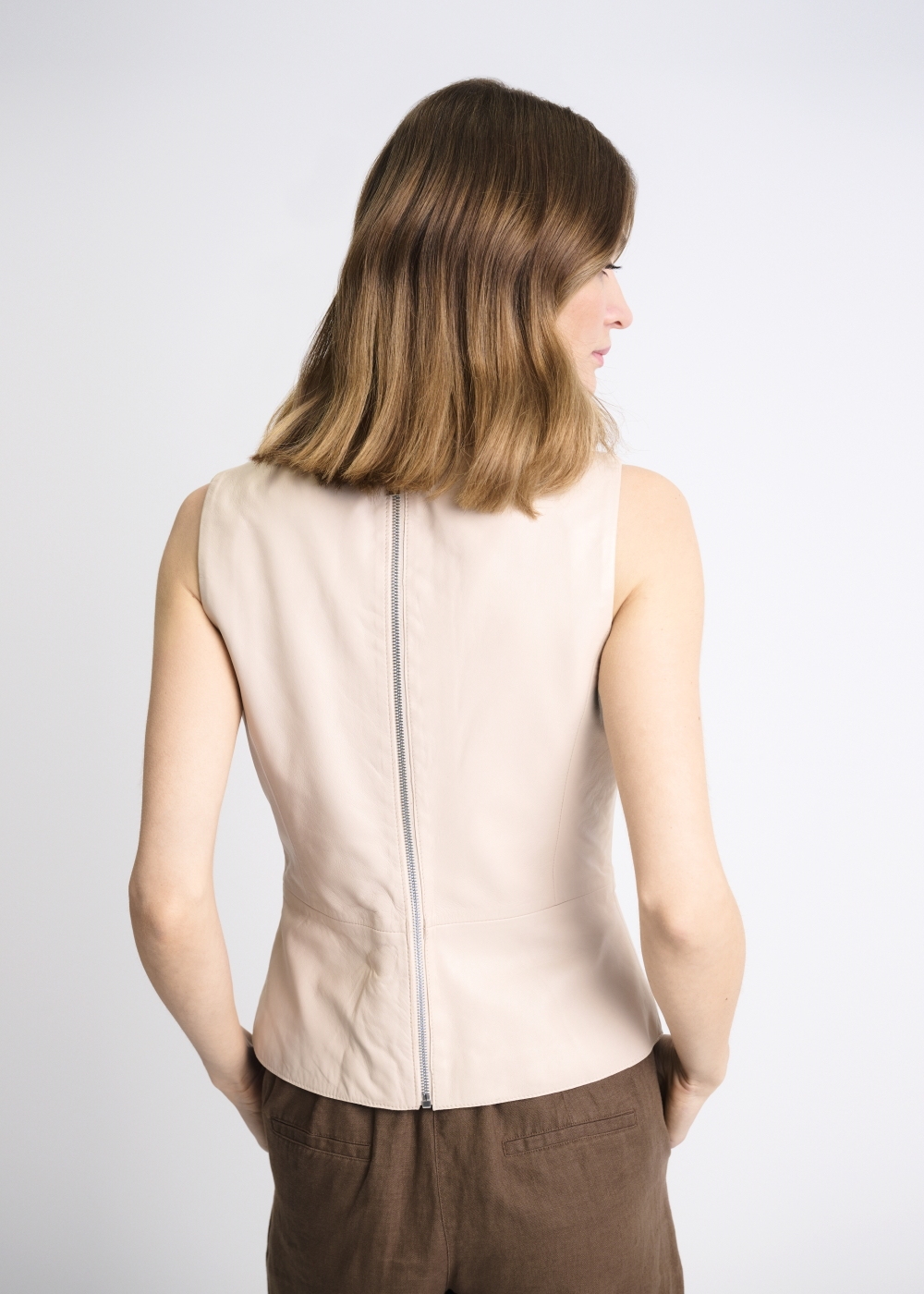 トップス BICOLOR TANK TOP UNOF BICOLOR PIPING KNIT TANK TOP/バイカラーパイピングニット