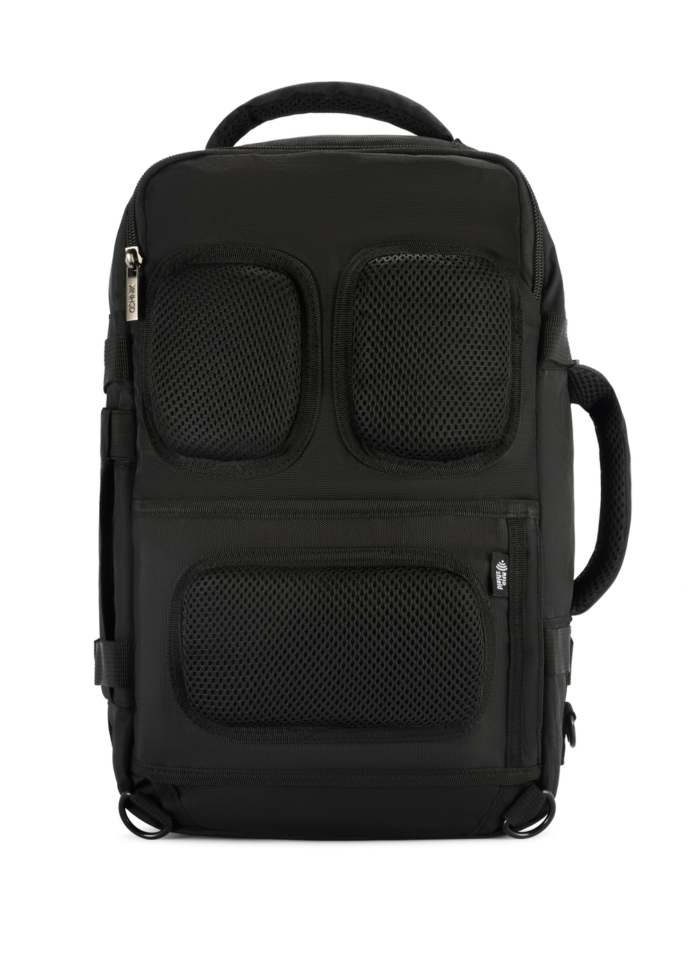 Czarny plecak do samolotu PLCMN-0017-99(Z25) | OCHNIK