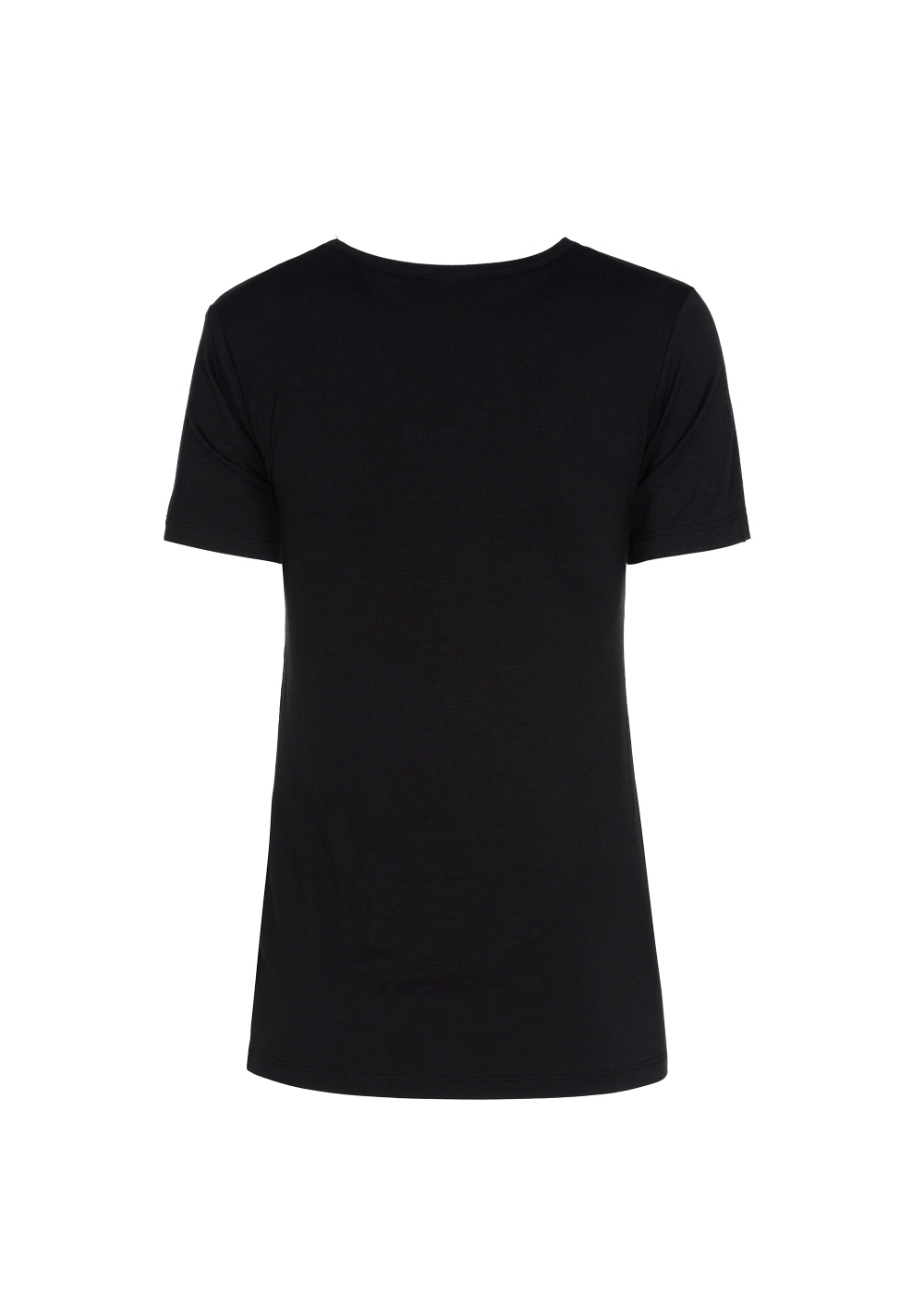 Tシャツ・カットソー BLUMARINE Women Tunic Tops 2C239A 44711 N0990 NERO Black Czarny t-shirt damski z kwiatowym printem TSHDT-0132-99(Z24