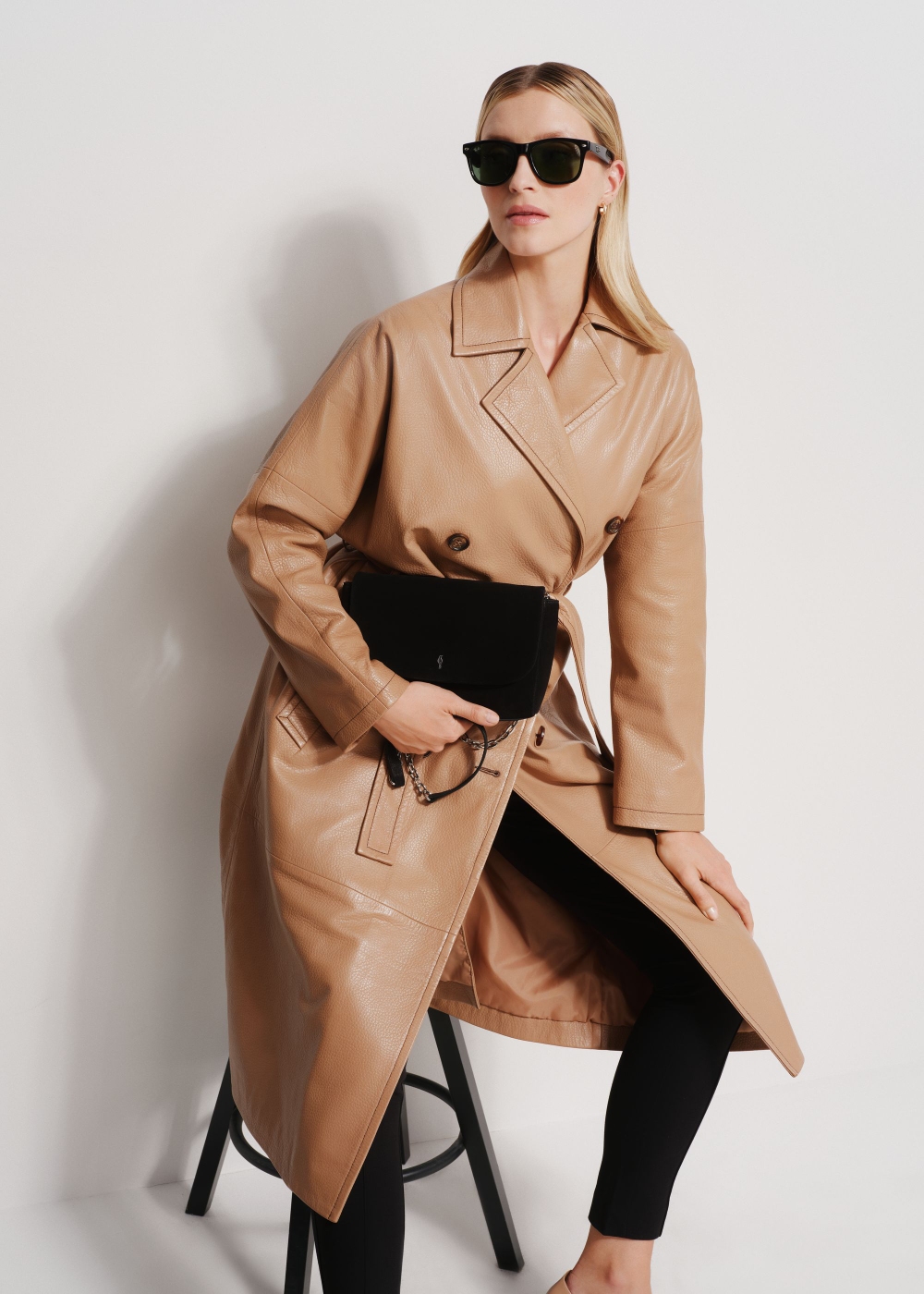 Skórzana elegancka torebka damska TORES-1030-99(Z24) | OCHNIK 