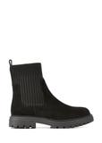 Czarne zamszowe sztyblety damskie BUTYD-1194-9E(Z26)