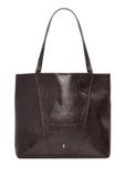 Bordowa shopperka damska croco TOREC-1304-4D(Z26)