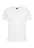 Biały bawełniany t-shirt męski TSHMT-0108-11(Z24)