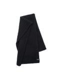 Black men's scarf SZAMT-0030-99(Z24)