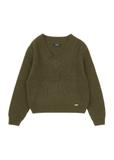 Sweter damski khaki SWEDT-0162-55(Z25)