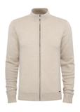 Beige men's cardigan SWEMT-0149-81(Z24)