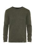 Zielony bawełniany sweter męski SWEMT-0100-55(W24)
