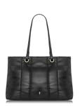 Black quilted handbag for women TOREC-0832-99(Z23)