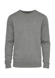 Light gray men's sweater with a logo SWEMT-0114-91(Z24)