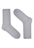 Szare skarpetki z wełny merino SKAMT-0206-9B(Z26)