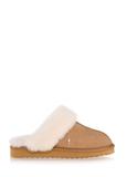 Beige slip-on snow boot style slippers BUTYD-1137-82(Z24)