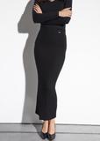Czarna spódnica maxi SPCDT-0075-99(W23)