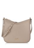 Beige leather women's shoulder bag TORES-1041-81(Z24)