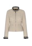 Pikowana kurtka damska z tasiemkami KURDT-0294-81(W23)