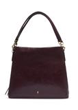 Bordowa skórzana damska torebka shopper TORES-0636-4D(Z26)