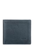 Men's navy blue leather wallet PORMS-0520-69(W23)