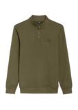 Bluza męska bez kaptura w kolorze khaki BLZMT-0067-55(Z25)