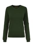 Zielona bluzka z długim rękawem LSLDT-0039-55(W24)