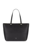 Elegant black women's shopper bag TOREC-0953-99(Z24)