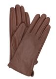 Skórzane rękawiczki damskie w kolorze camel REKDS-0001-24(Z23)
