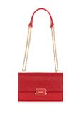 Red women's messenger bag TOREC-0984-42(Z24)