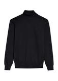 Czarny sweter męski z golfem SWEMT-0095B-99(Z25)