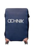 Granatowy pokrowiec na średnią walizkę AW-013-0002-7D-M(W26)