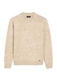 Beżowy sweter męski z wełną SWEMT-0173-24(Z25)