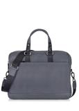 Grey men's leather business bag TORMS-0406-95(Z23)