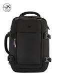 Czarny plecak do samolotu PLCMN-0017-99(Z25)