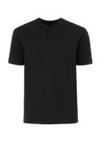Czarna koszulka polo ze stójką POLMT-0061-99(W24)