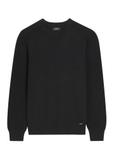 Bawełniany sweter męski w kolorze czarnym SWEMT-0208-99(Z26)