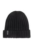 Czarna wełniana czapka męska CZAMT-0033-99(Z25)